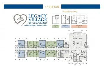 Floorplan of Legacy Village of Cleveland, Assisted Living, Cleveland, TN 4