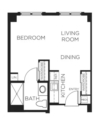 Floorplan of Magnolia Glen, Assisted Living, Raleigh, NC 1