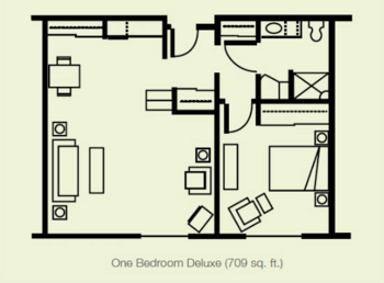 Floorplan of Porter Place, Assisted Living, Denver, CO 2