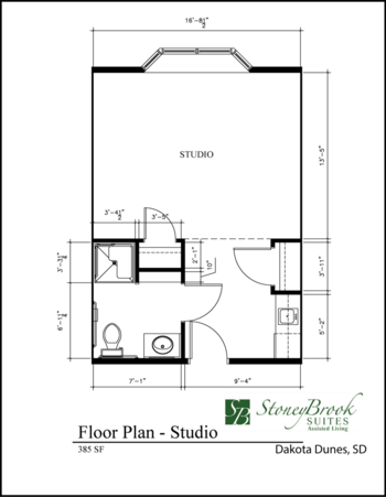 Floorplan of Stoneybrook Suites of Dakota Dunes, Assisted Living, Dakota Dunes, SD 1