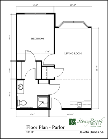 Floorplan of Stoneybrook Suites of Dakota Dunes, Assisted Living, Dakota Dunes, SD 4