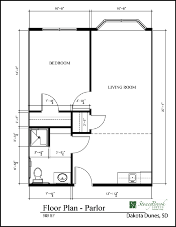 Floorplan of Stoneybrook Suites of Dakota Dunes, Assisted Living, Dakota Dunes, SD 10