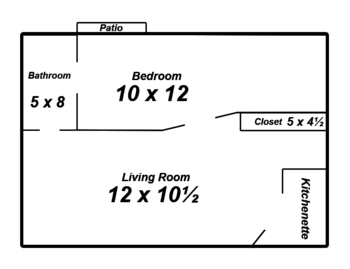 Floorplan of The Chateau of Lawton, Assisted Living, Memory Care, Lawton, OK 2
