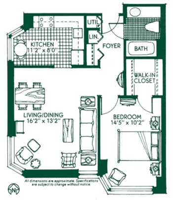 Floorplan of The Kenwood, Assisted Living, Minneapolis, MN 3