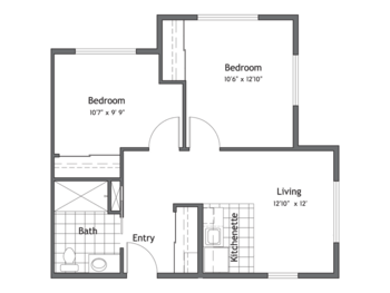 Floorplan of The Village at Mill Landing, Assisted Living, Rochester, NY 12