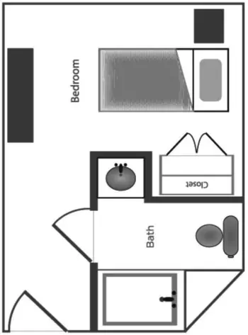 Floorplan of Woodland Ridge, Assisted Living, Smyrna, GA 4