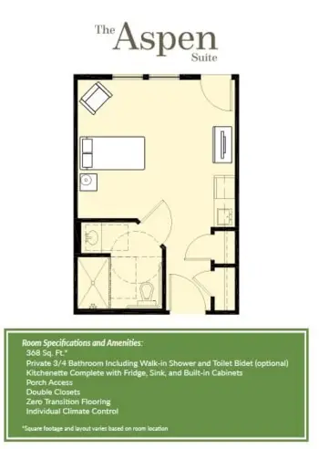 Floorplan of American Orchards Assisted Living, Assisted Living, Gilbert, AZ 2
