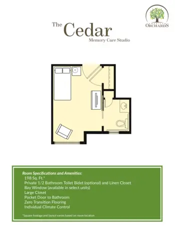 Floorplan of American Orchards Assisted Living, Assisted Living, Gilbert, AZ 4
