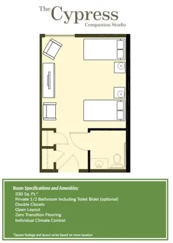 Floorplan of American Orchards Assisted Living, Assisted Living, Gilbert, AZ 8