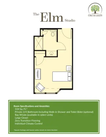 Floorplan of American Orchards Assisted Living, Assisted Living, Gilbert, AZ 10