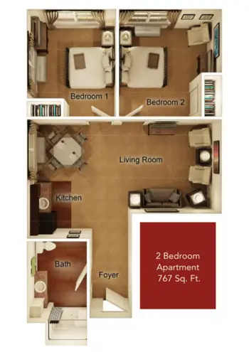 Floorplan of Brickmont Assisted Living, Assisted Living, Milton, GA 1