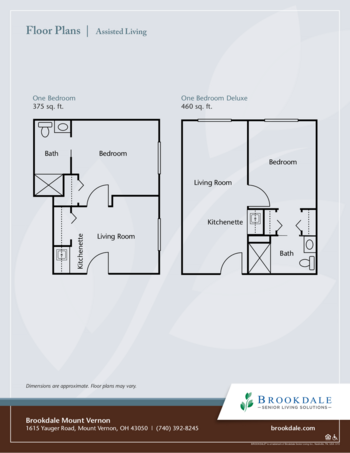 Floorplan of Brookdale Mount Vernon, Assisted Living, Mount Vernon, OH 2