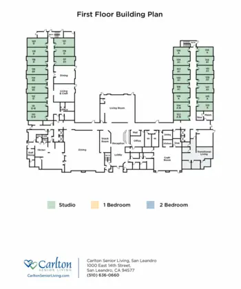 Floorplan of Carlton Senior Living Davis, Assisted Living, Davis, CA 7