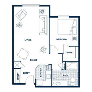 Floorplan of Fairwinds - Ivey Ranch, Assisted Living, Oceanside, CA 2