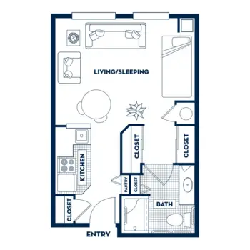 Floorplan of Fairwinds - Ivey Ranch, Assisted Living, Oceanside, CA 4