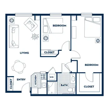 Floorplan of Fairwinds - Ivey Ranch, Assisted Living, Oceanside, CA 8