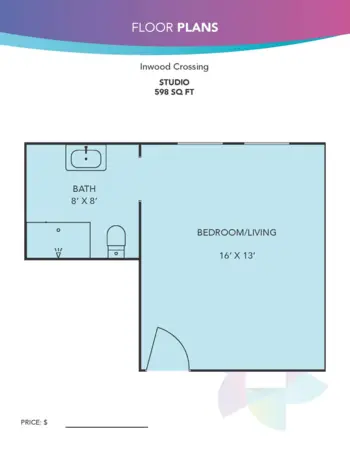 Floorplan of Harvest Home, Assisted Living, Tomball, TX 11
