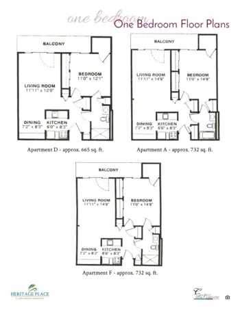 Floorplan of Heritage Place, Assisted Living, Brookfield, WI 2