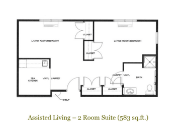 Floorplan of Ingersoll Place, Assisted Living, Schenectady, NY 2
