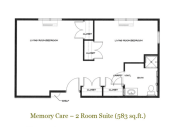 Floorplan of Ingersoll Place, Assisted Living, Schenectady, NY 3