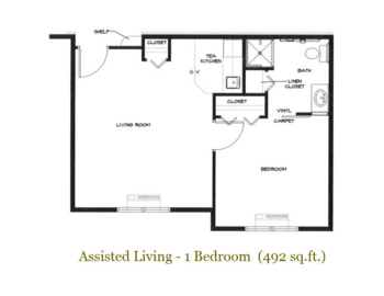 Floorplan of Ingersoll Place, Assisted Living, Schenectady, NY 4