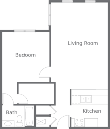 Floorplan of Kingston Residence of Santa Fe, Assisted Living, Santa Fe, NM 1