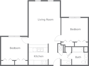 Floorplan of Kingston Residence of Santa Fe, Assisted Living, Santa Fe, NM 2