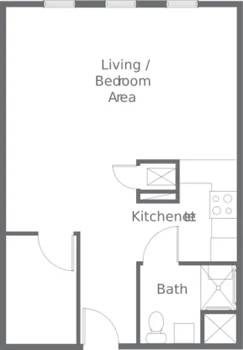 Floorplan of Kingston Residence of Santa Fe, Assisted Living, Santa Fe, NM 3