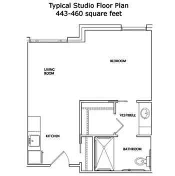 Floorplan of Live Oak Assisted Living, Assisted Living, Montgomery, TX 1