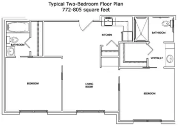 Floorplan of Live Oak Assisted Living, Assisted Living, Montgomery, TX 3