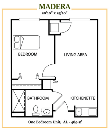 Floorplan of Mission Oaks, Assisted Living, Memory Care, Oxford, FL 6