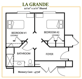 Floorplan of Mission Oaks, Assisted Living, Memory Care, Oxford, FL 12