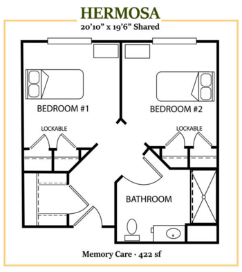 Floorplan of Mission Oaks, Assisted Living, Memory Care, Oxford, FL 13