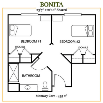 Floorplan of Mission Oaks, Assisted Living, Memory Care, Oxford, FL 15