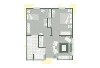 Floorplan of Morningside of Anderson, Assisted Living, Memory Care, Anderson, SC 6