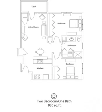 Floorplan of Park Place Senior Living, Assisted Living, Platteville, WI 3