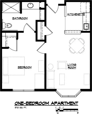 Floorplan of Providence Place, Assisted Living, Woodward, OK 1