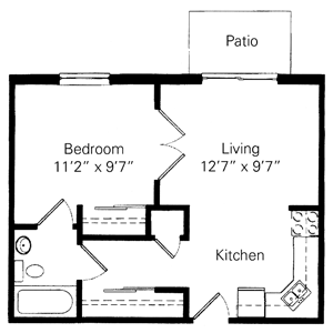 Floorplan of Richmond Terrace, Assisted Living, Saint Louis, MO 3