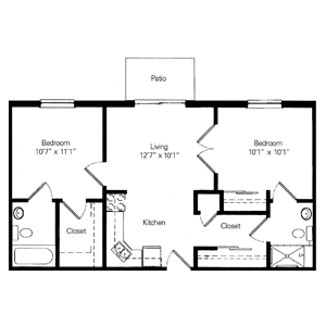 Floorplan of Richmond Terrace, Assisted Living, Saint Louis, MO 4