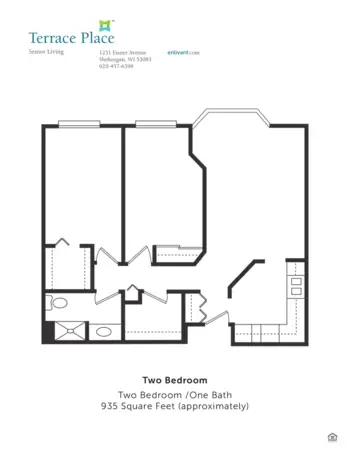 Floorplan of Terrace Place, Assisted Living, Sheboygan, WI 18