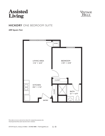 Floorplan of Vintage Hills, Assisted Living, Memory Care, Ankeny, IA 3