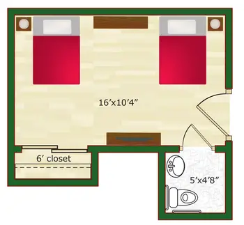 Floorplan of Woodland Palms Assisted Living, Assisted Living, Memory Care, Tucson, AZ 3