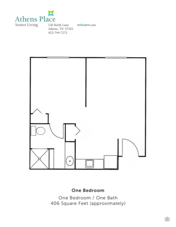 Floorplan of Athens Place, Assisted Living, Athens, TN 3