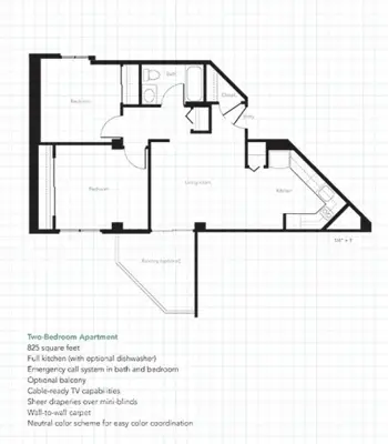 Floorplan of Atherton Place, Assisted Living, Marietta, GA 2