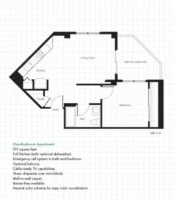 Floorplan of Atherton Place, Assisted Living, Marietta, GA 5