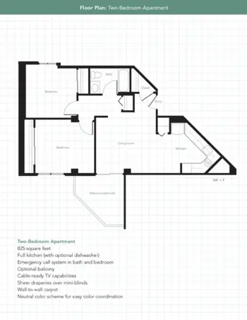 Floorplan of Atherton Place, Assisted Living, Marietta, GA 8