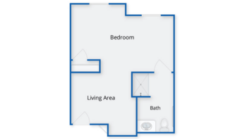 Floorplan of Benchmark Senior Living at Waltham Crossings, Assisted Living, Waltham, MA 1