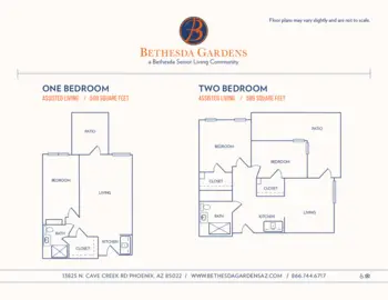 Floorplan of Bethesda Gardens Assisted Living and Memory Care, Assisted Living, Memory Care, Phoenix, AZ 3