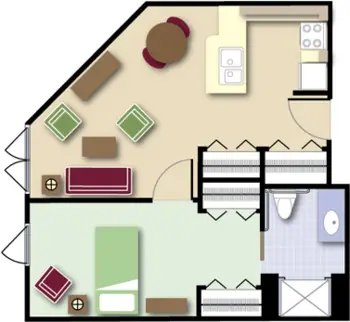 Floorplan of Boardman Lake Glens, Assisted Living, Traverse City, MI 4