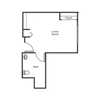Floorplan of Carriage Court of Lancaster, Assisted Living, Lancaster, OH 4